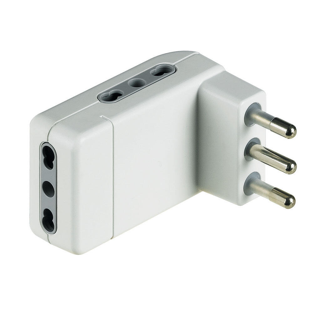 Adattatore BTICINO 10A/16A Bipasso 16 A bianco