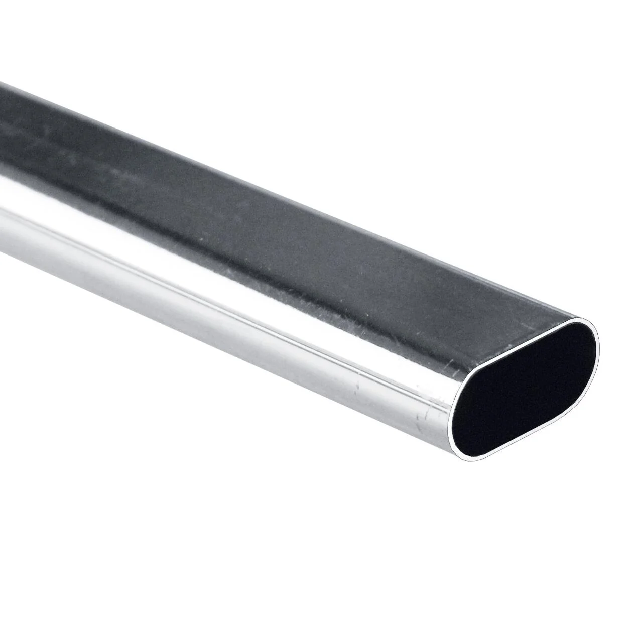 Barra appendiabiti fissa L 3 x P 1.5 cm grigio / argento
