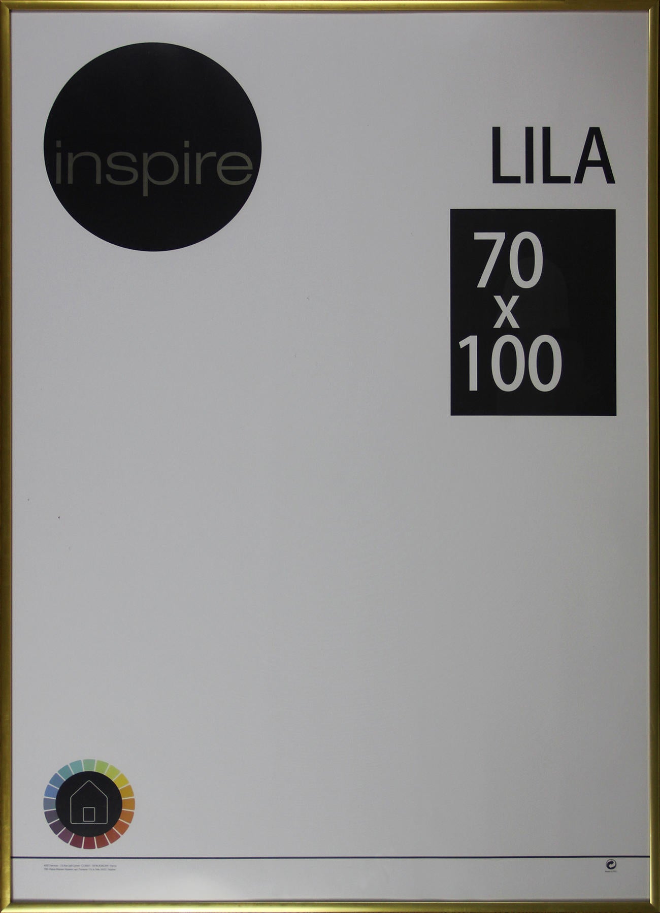 Cornice INSPIRE Lila oro per foto da 70x100 cm - 4