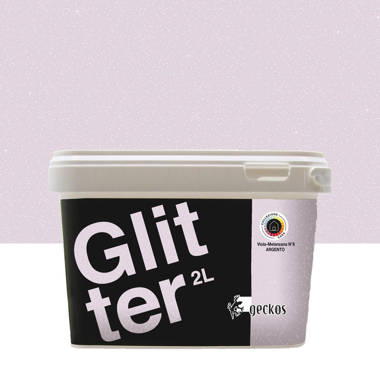 Pittura Decorativa Geckos Glitter 2 L Viola Melanzana 6 Effetto Paillette Leroy Merlin