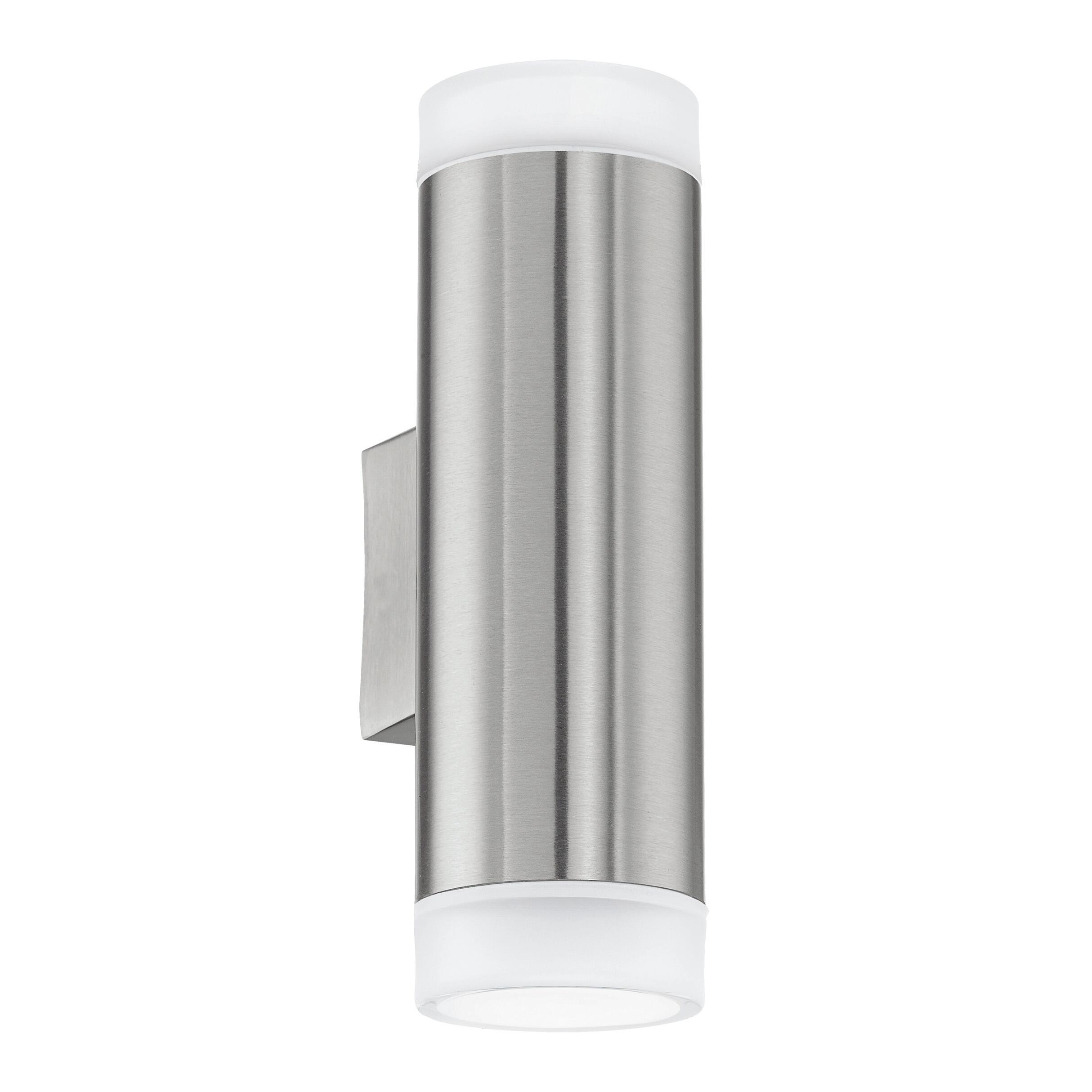 Olona Applique Da Esterno Down Fusione Di Alluminio Verniciata Effetto Ruggine Con Diffusore Vetro Trasparente Ip44 H30cm 81191446