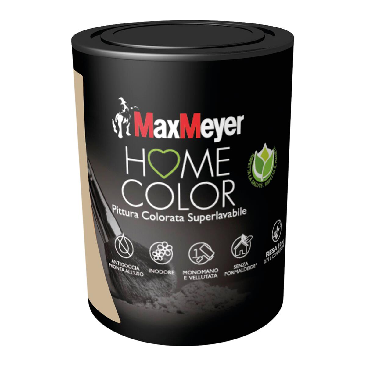 Pittura murale Super lavabile antigoccia MAX MEYER Home Color beige dune 2.5 L - 4
