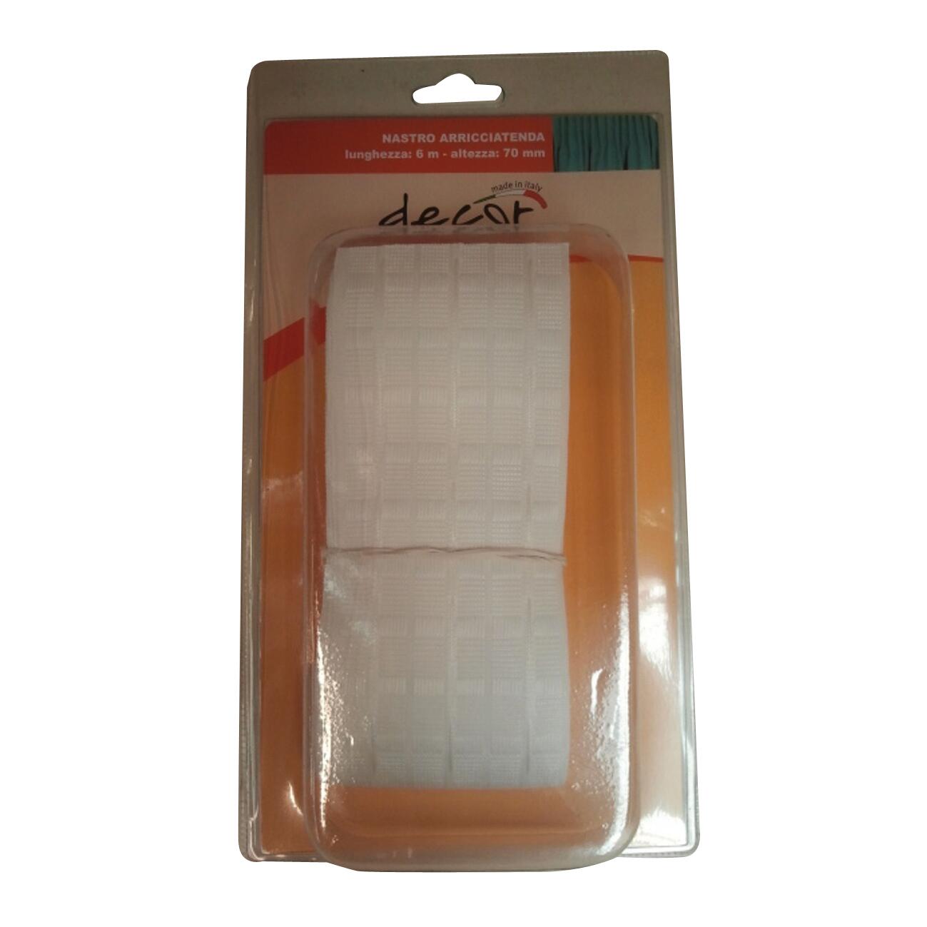 Fettuccia multitasca bianco 7 cm x 6 m
