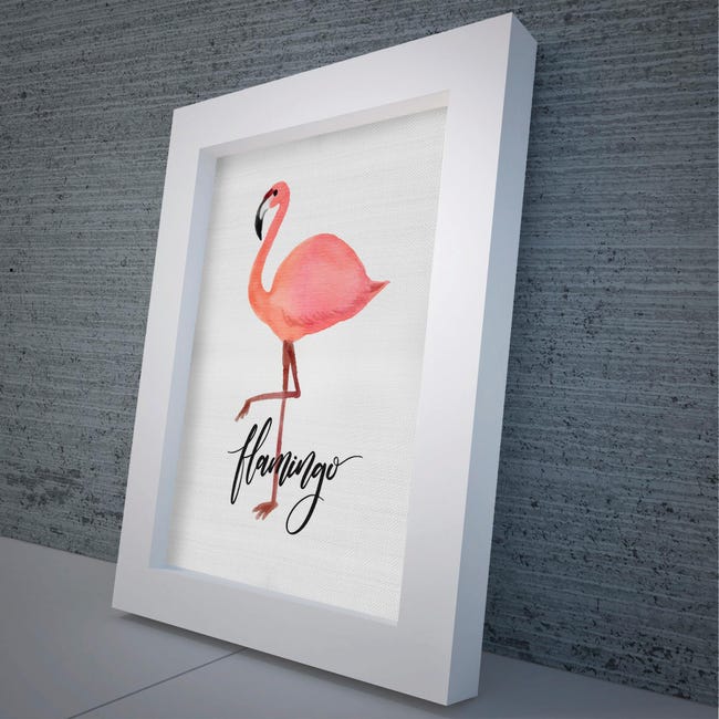 Stampa incorniciata Flamingo 30x40 cm - 1