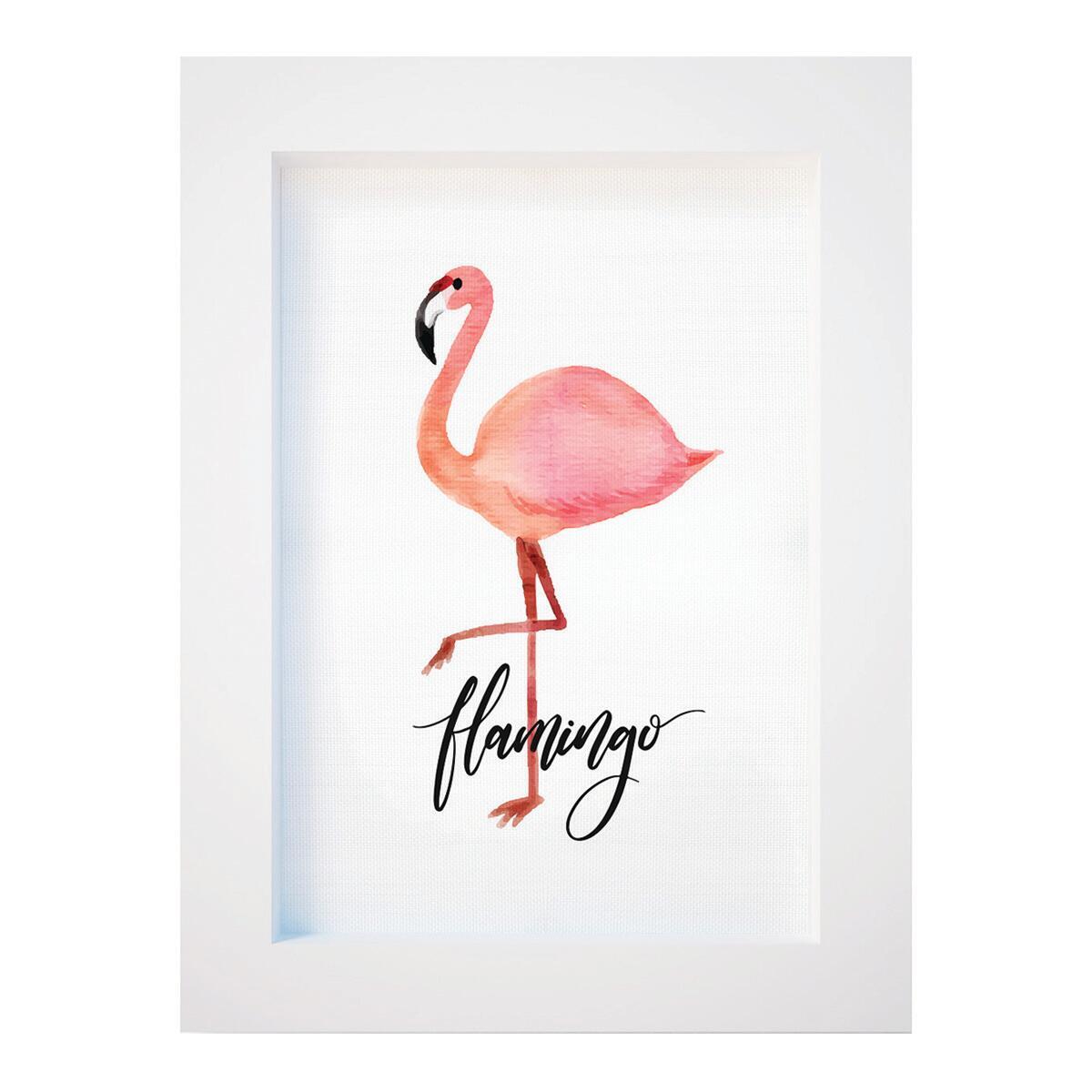 Stampa incorniciata Flamingo 30x40 cm - 3