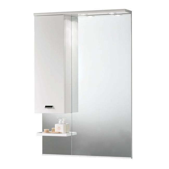 Specchio Con Illuminazione Integrata Bagno Rettangolare Rimini L 70 X H 108 Cm Leroy Merlin Leroy Merlin Specchi Contenitori Bagno