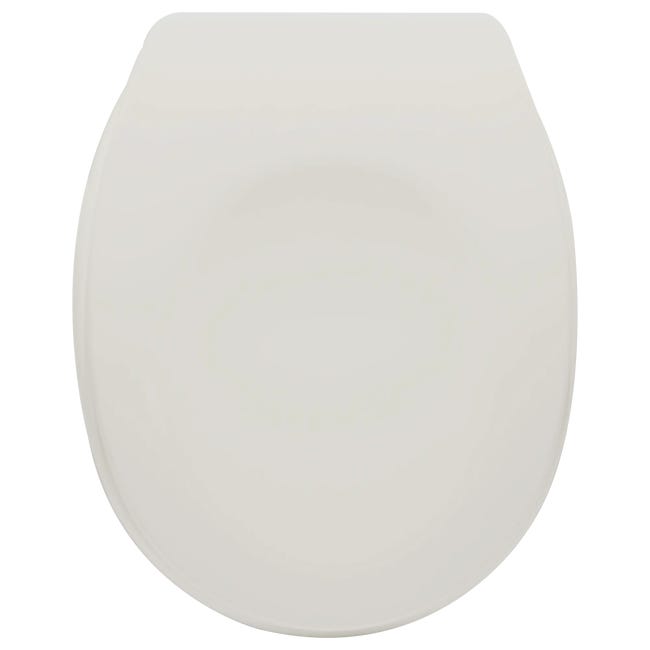 Copriwater ovale Universale Sparta SENSEA plastica termoindurente bianco - 1