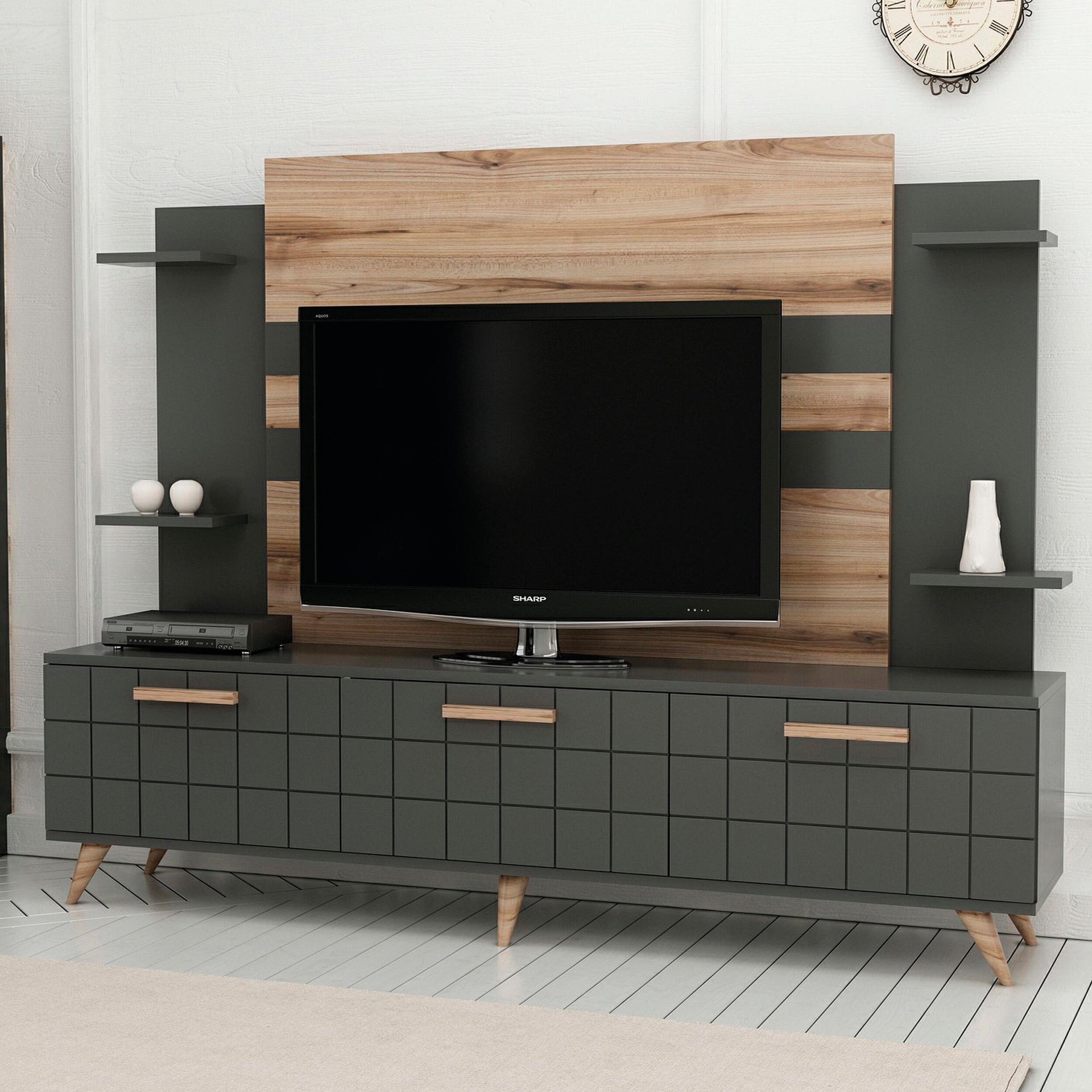 Mobile per TV Grace L 180 x H 136 x P 35 cm Leroy Merlin