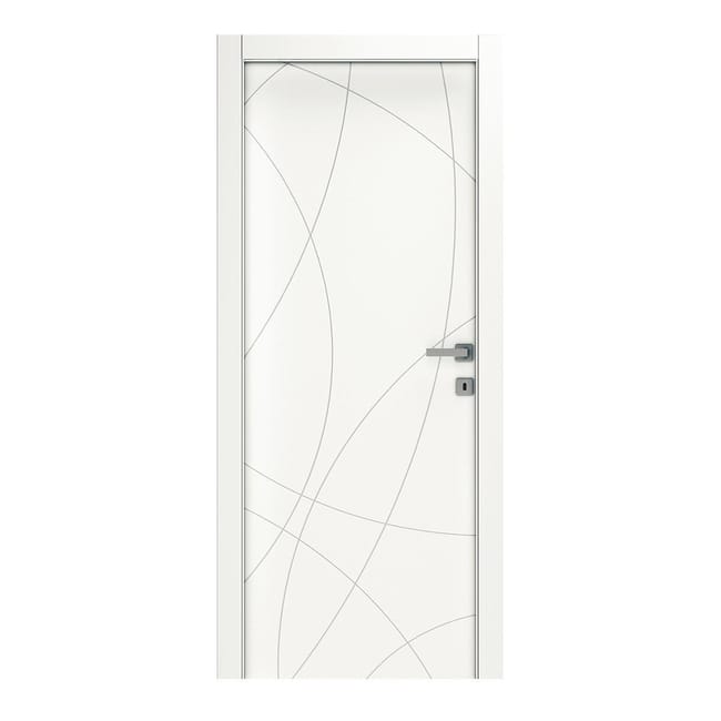 porta a battente sign bianco l 80 x h 210 cm reversibile leroy merlin