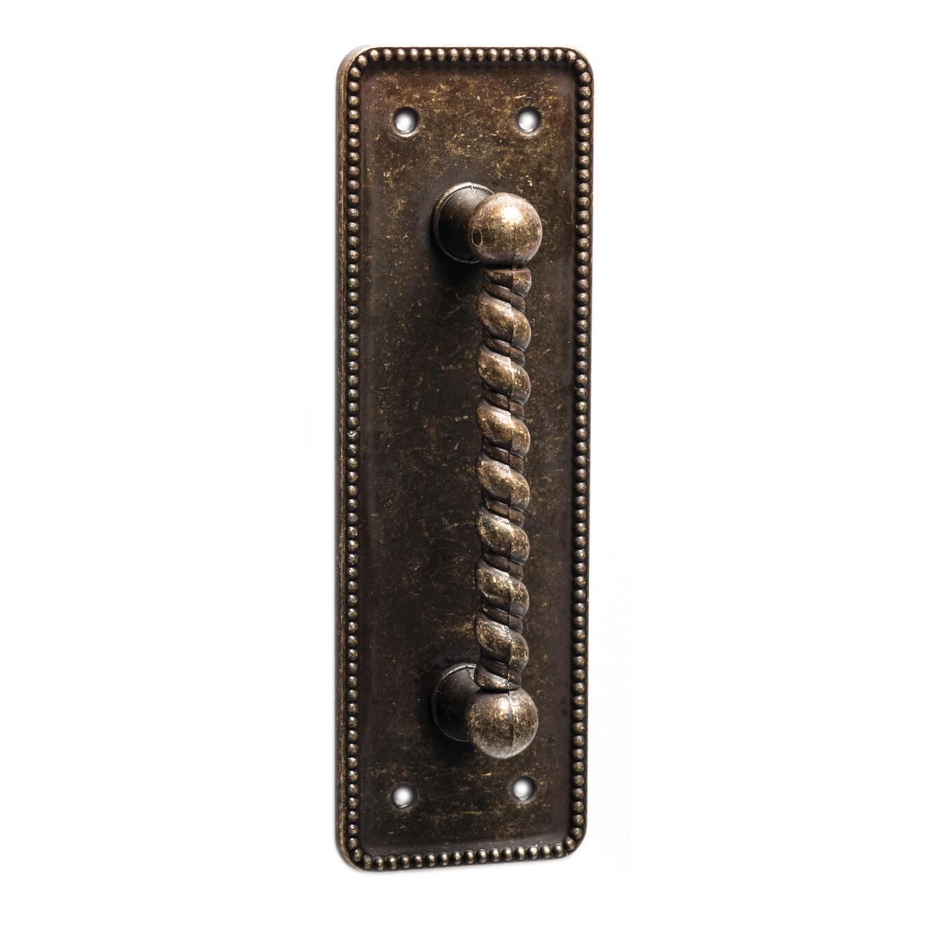 Maniglia in zama forgiato Metallico REI interasse 64 mm