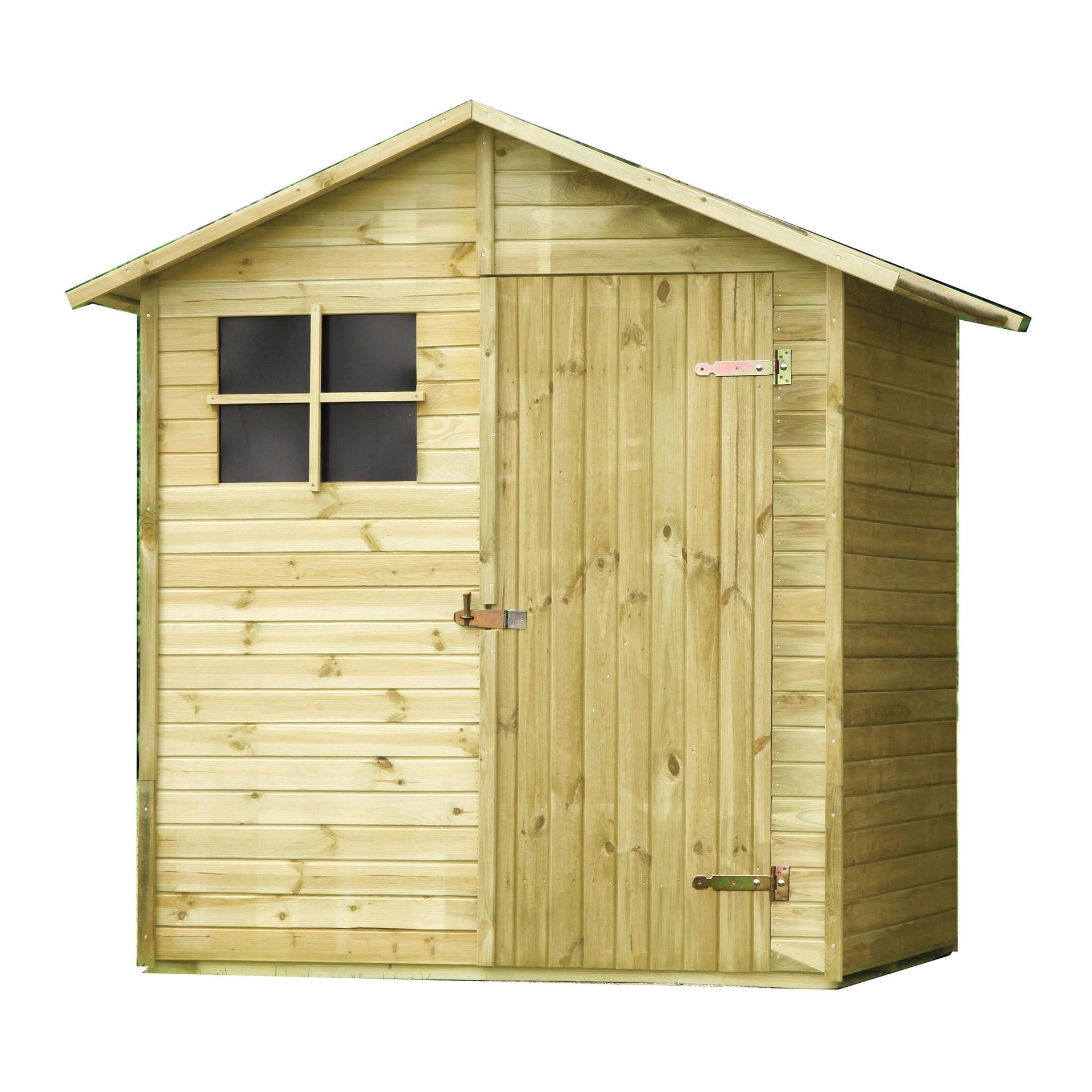 Casetta da giardino in legno Pepper, superficie interna 1.72 m² e spessore parete 14 mm