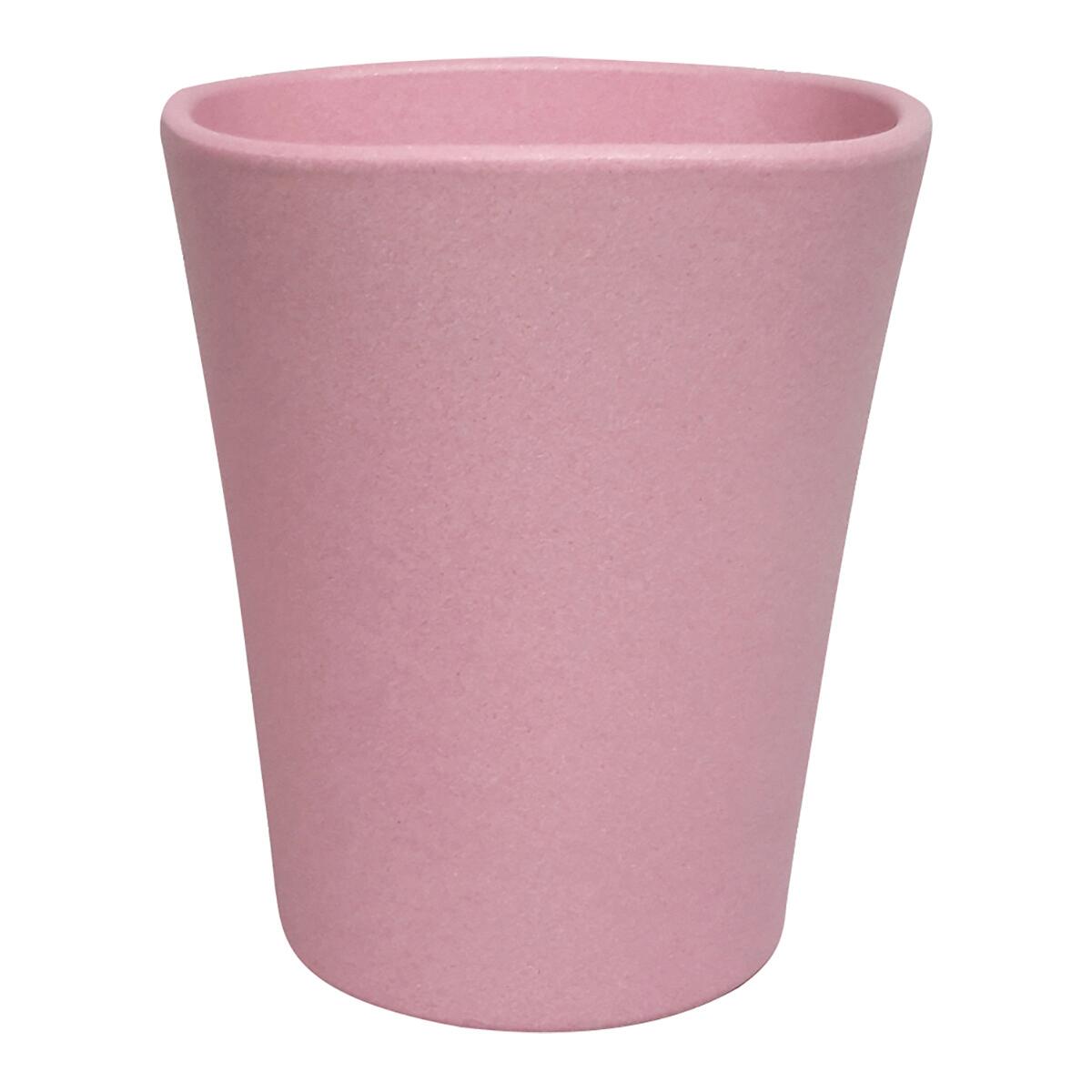 Vaso Sofia in ceramica colore rosa H 14 cm, Ø 14 cm