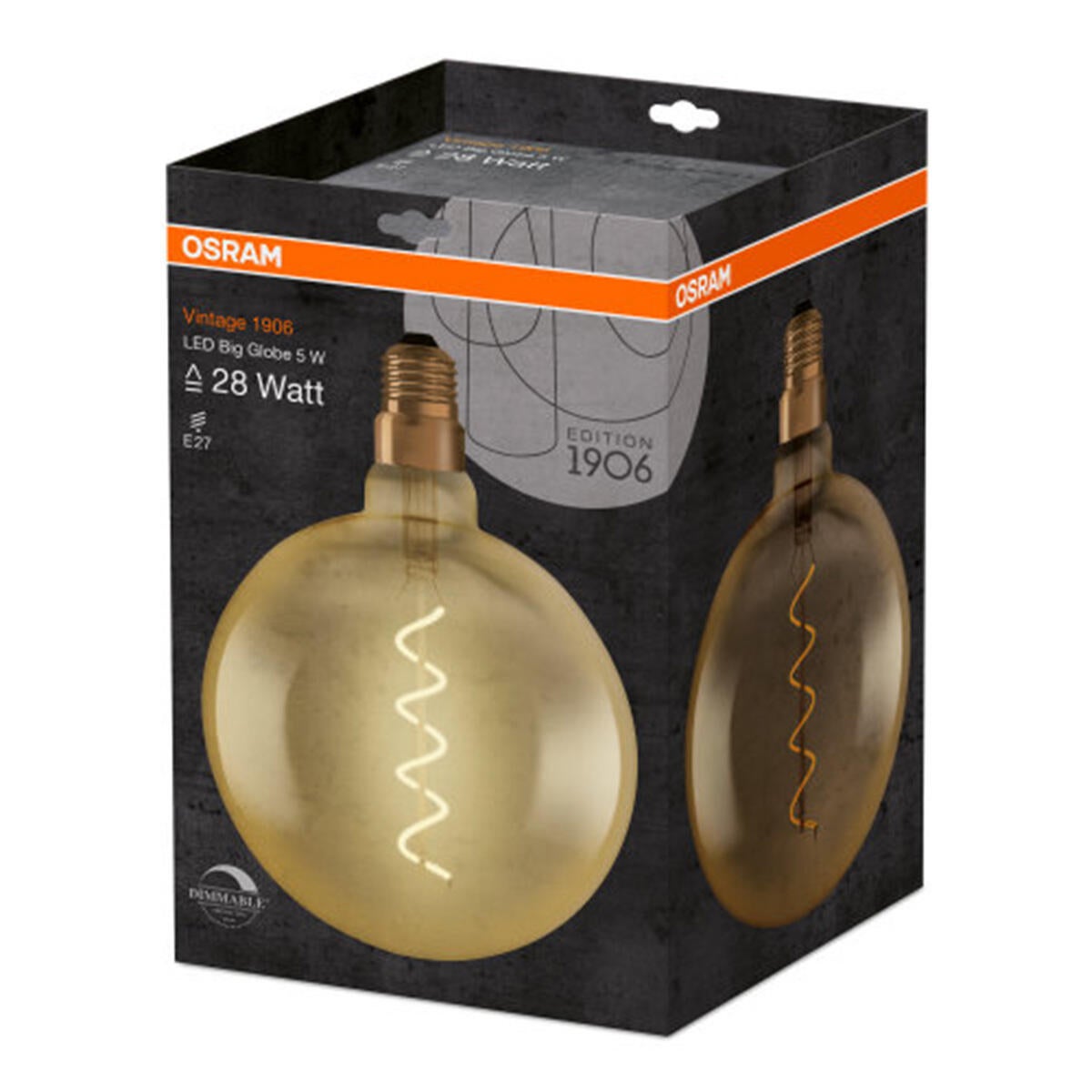 HUSTUNG Lampadine LED E27, Dimmerabile Lampadina LED 4W (Equivalente a