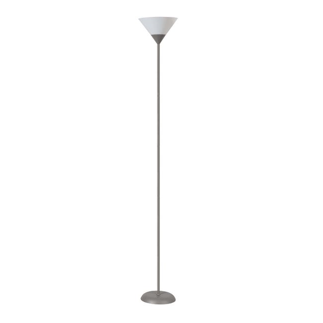 Lampada da terra Metal grigio, in metallo, H 179 cm, E27 MAX60W - 1