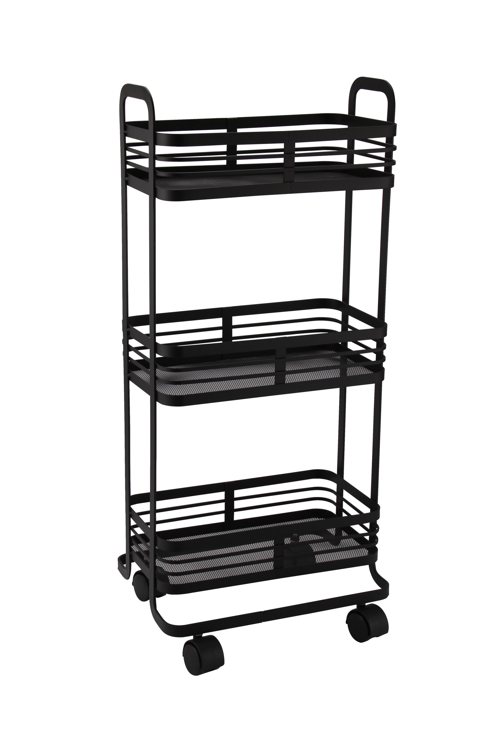 Carrello Da Cucina In Acciaio Nero L 325 X H 75 X P 25 Cm