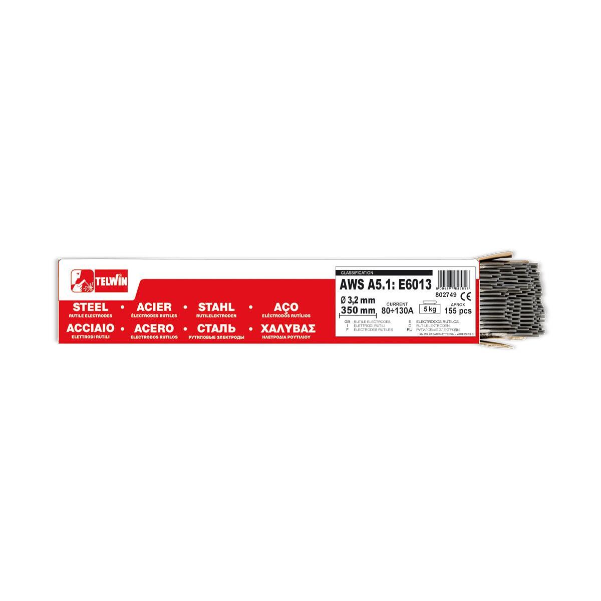 155 elettrodi rutilo Ø 3.2 mm