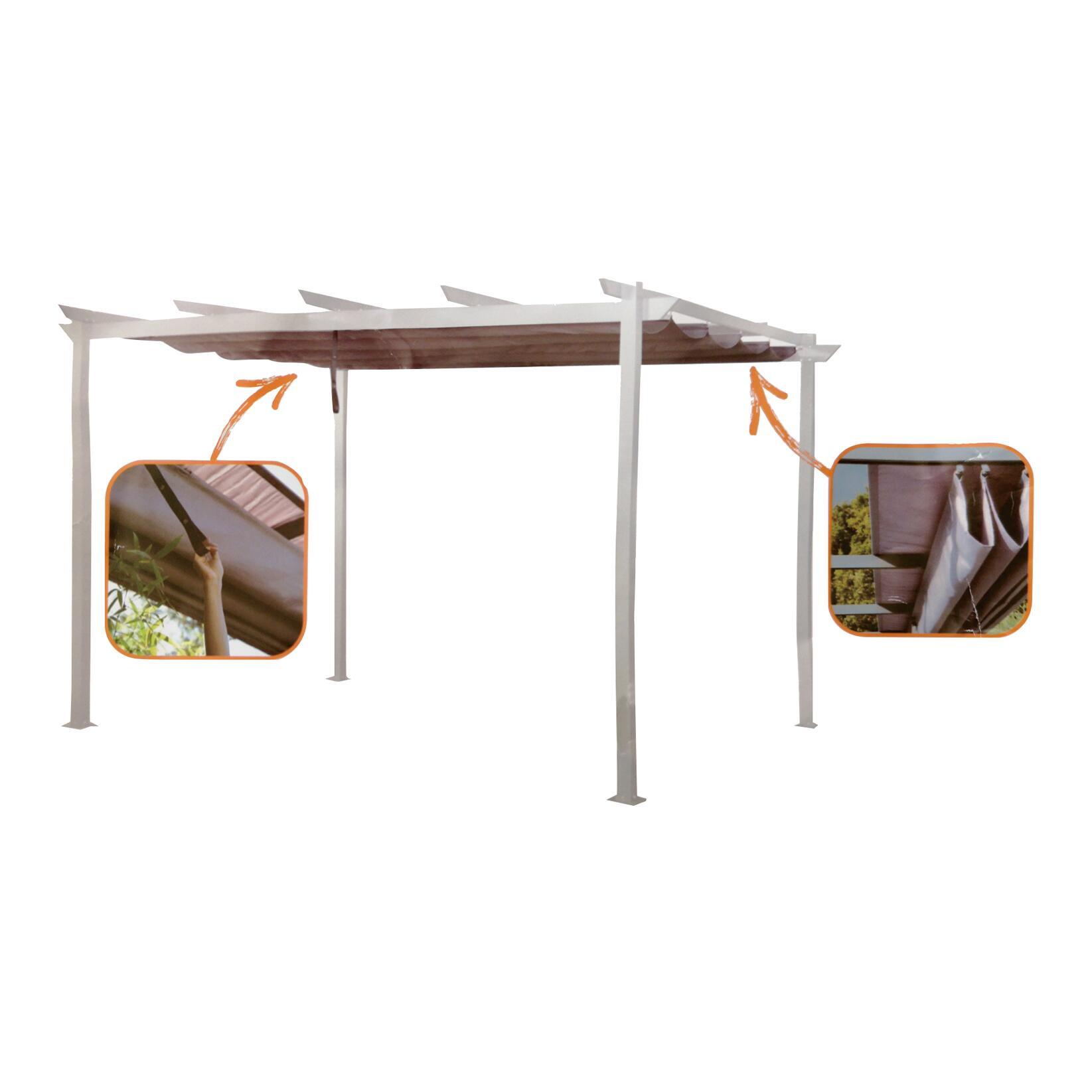 Tenda Niagara grigio L 400 x H 282 cm