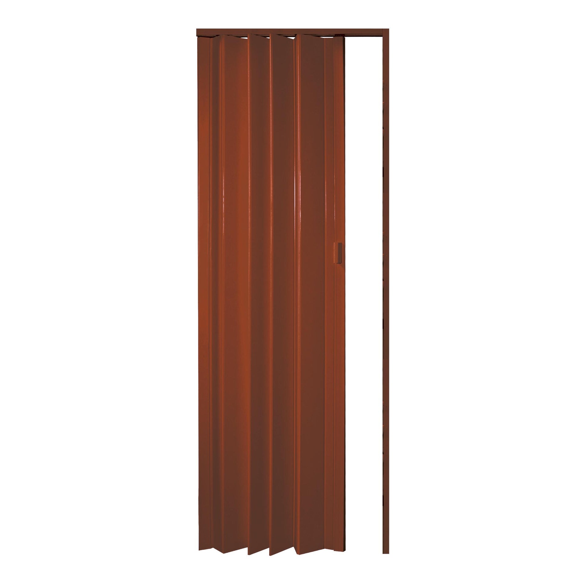 Porta a soffietto Rio in pvc ciliegio L 83 x H 214 cm