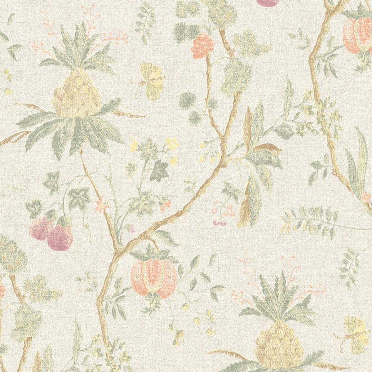 Carta Da Parati Ananas E Melograno Verde 53 Cm X 10 05 M Leroy Merlin