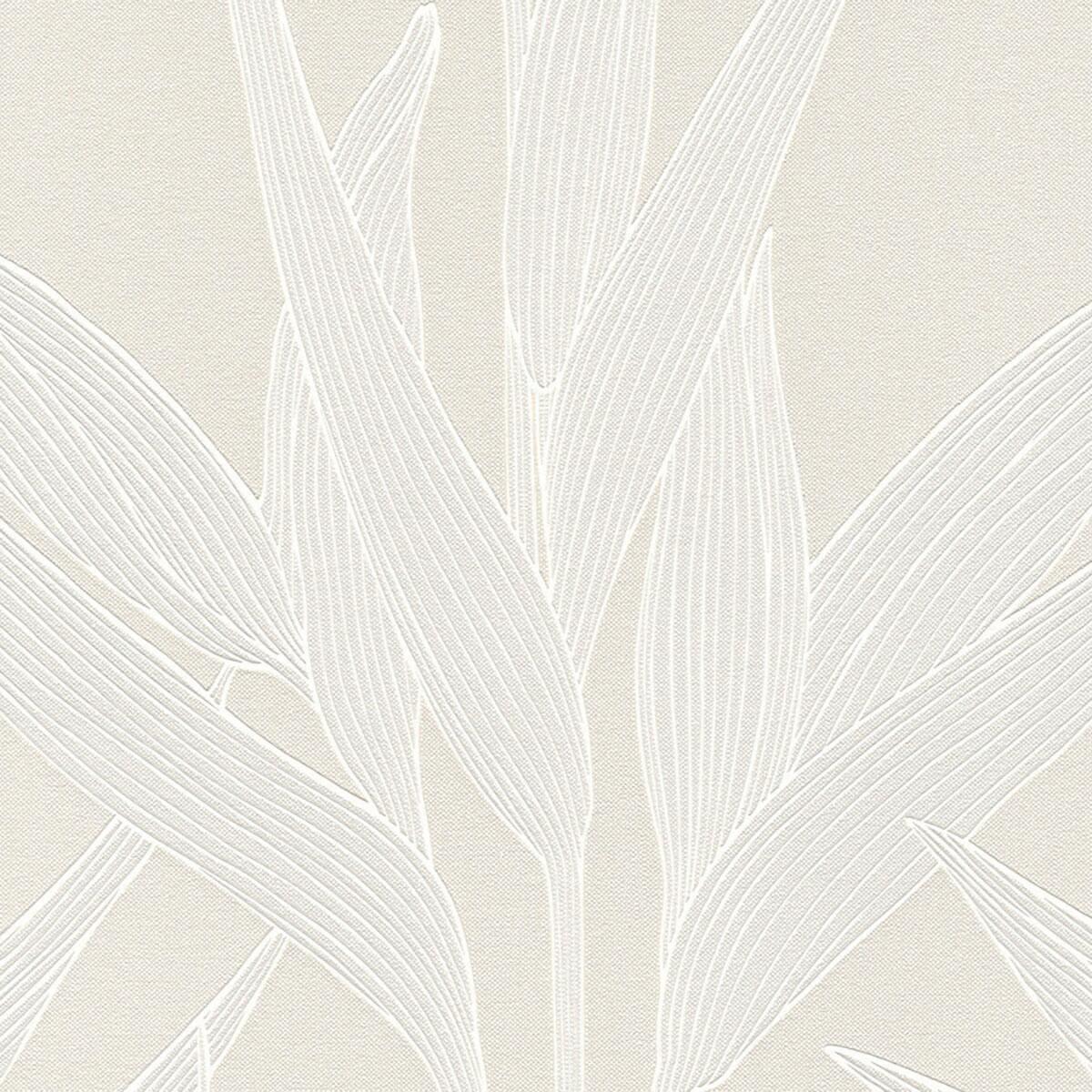 Carta Da Parati Foglia Danish Beige 53 Cm X 10 M Leroy Merlin