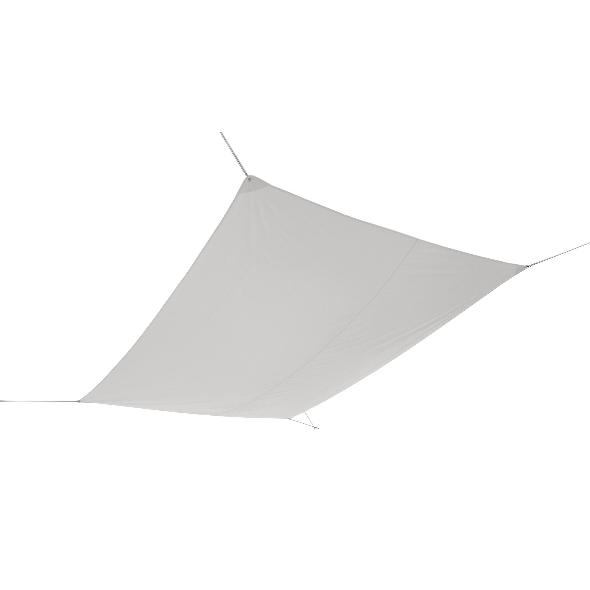 Vela ombreggiante Hegoa rettangolare bianco 300 x 400 cm - 2
