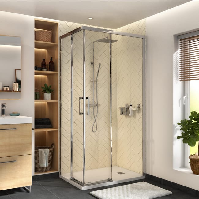 Box Doccia Rettangolare Scorrevole Remix 70 X 90 Cm H 195 Cm In Vetro Temprato Spessore 6 Mm Trasparente Cromato Leroy Merlin Leroy Merlin Box Doccia 70x90