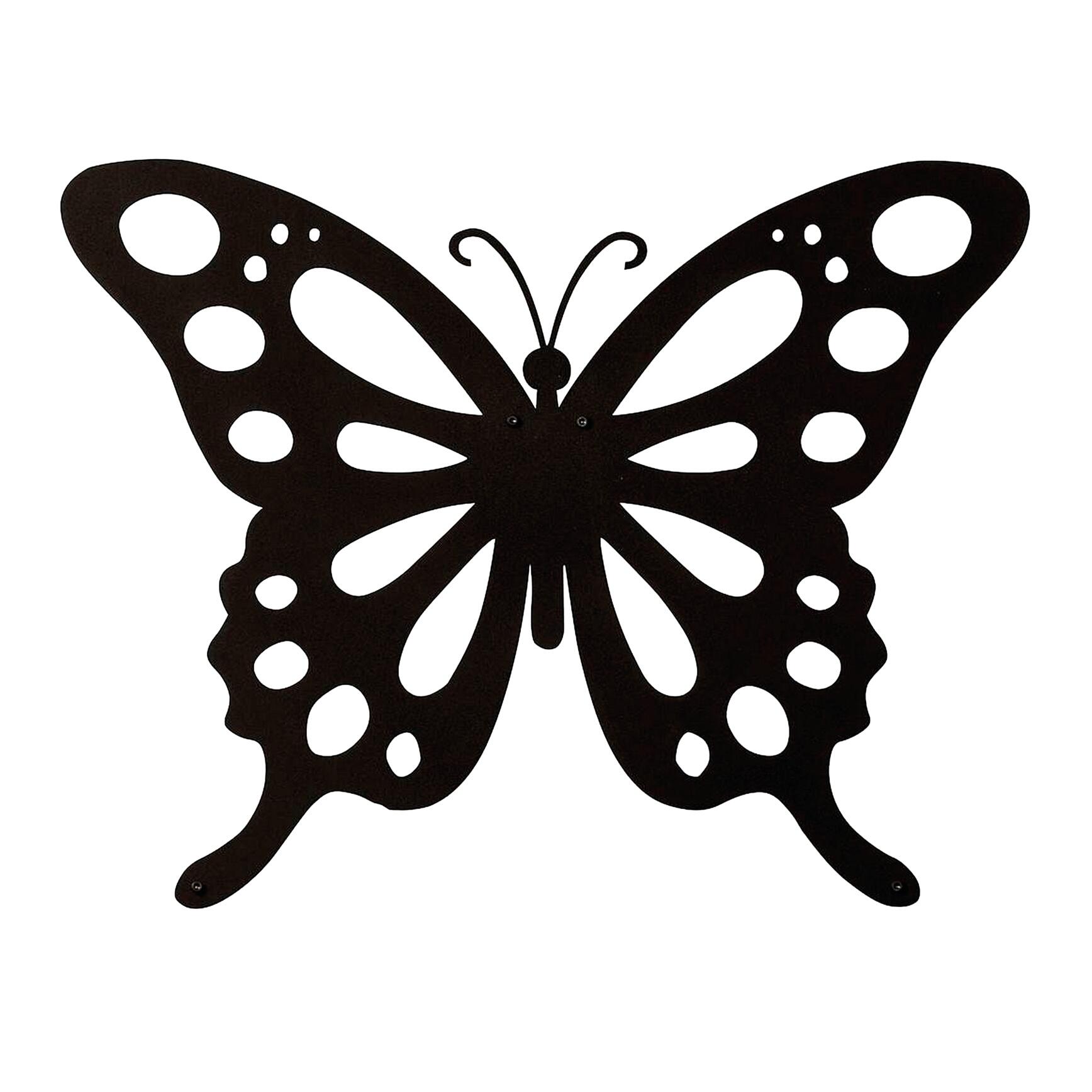 Pezzi Grandi Farfalle In Metallo Decorazioni Da Giardino Per Esterni Farfalla In Metallo Per Esterni Per Recinzioni Da Muro Blu E Giallo 90137244 - Foto 13