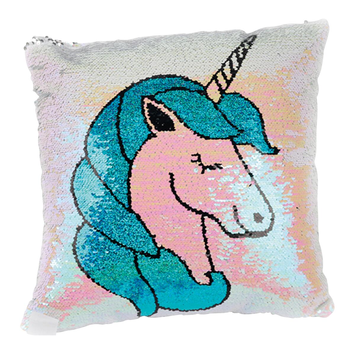 Unicorn Flip Sequin Pillows - Aura In Pink Inc