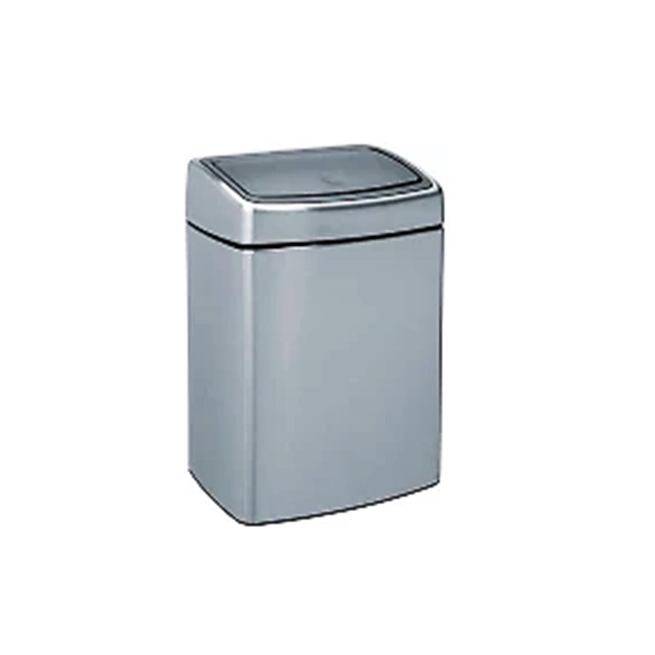 Pattumiera da bagno push touchbin BRABANTIA Inox satinato Antimpronte 10 Lin inox