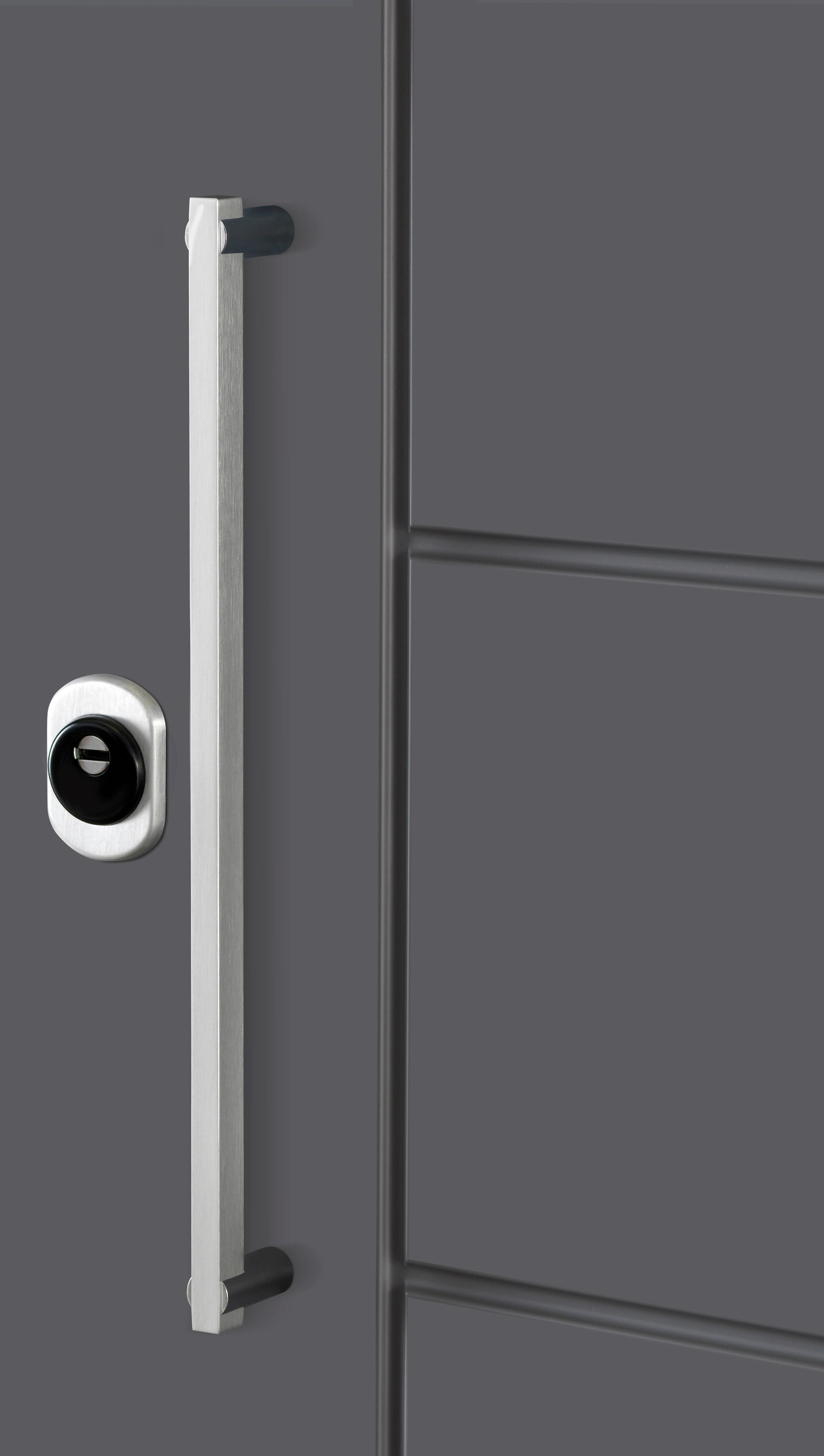Porta blindata Termika grigio L 80 x H 210 cm sinistra - 8