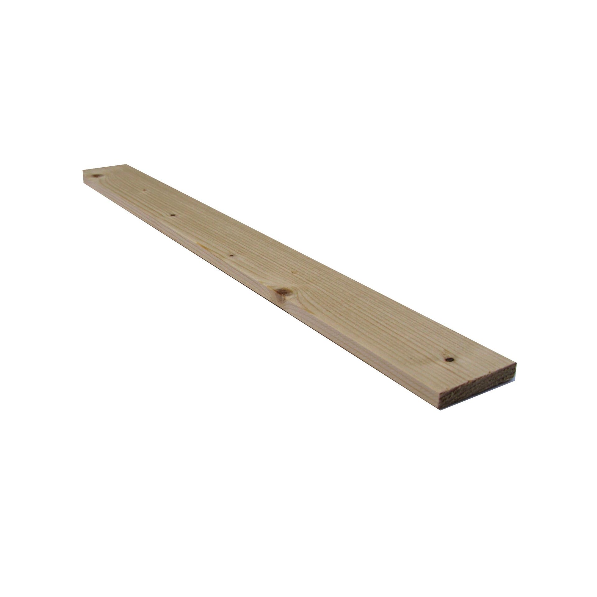 Listello piallato abete 1 m x 50 mm, Sp 9 mm