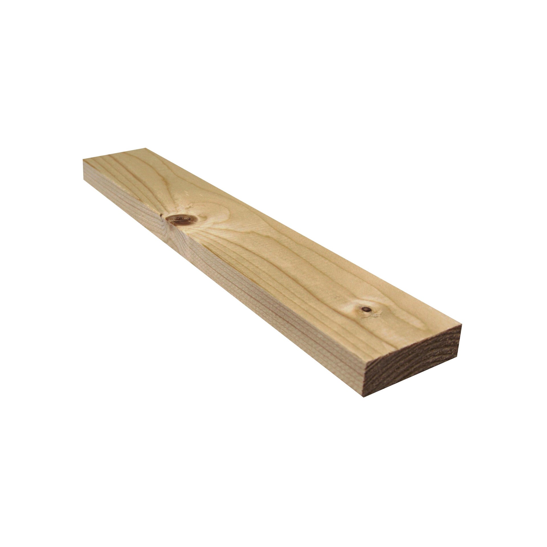 Listello piallato abete 1 m x 80 mm, Sp 20 mm