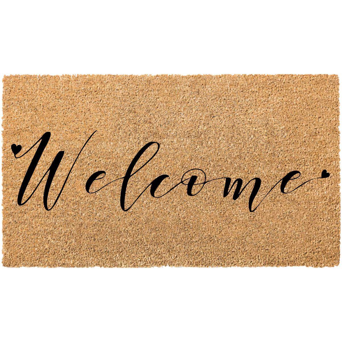 Zerbino Italo Welcome in cocco multicolor 40x70 cm