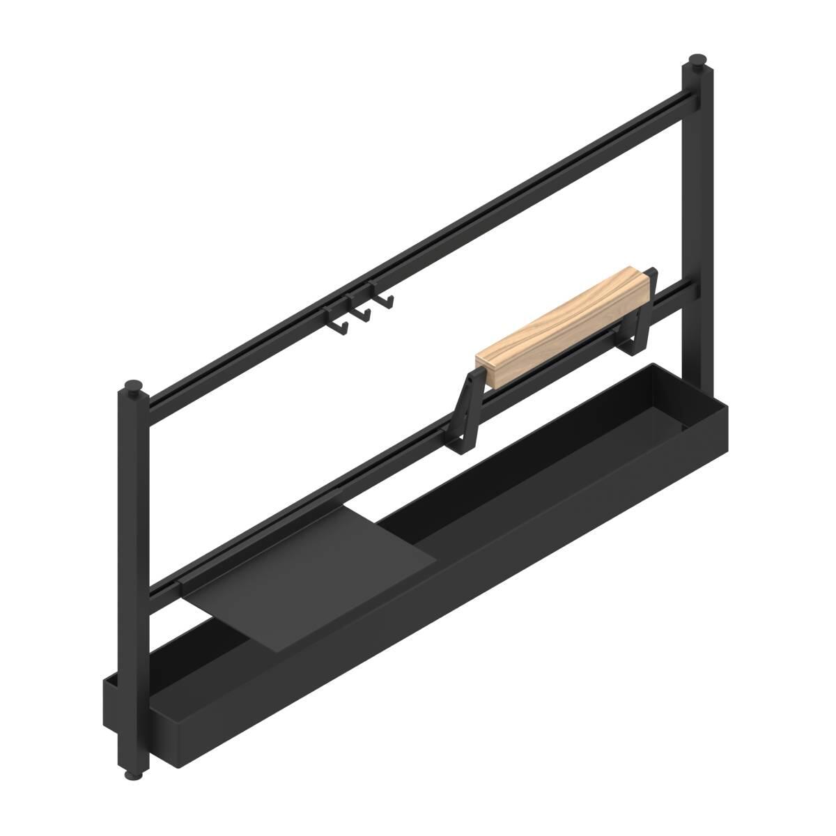 Barra sottopensile gancio multicolore P 220 cm x L 90 x H 400 mm