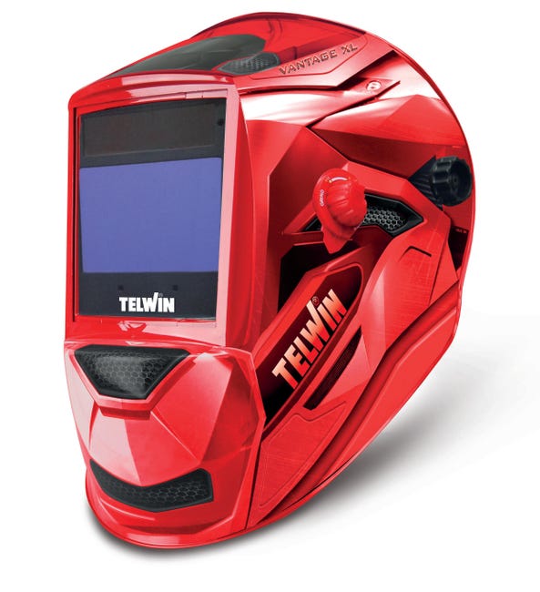 Maschera da saldatore TELWIN Vantage Red area visiva 10 cm - 1