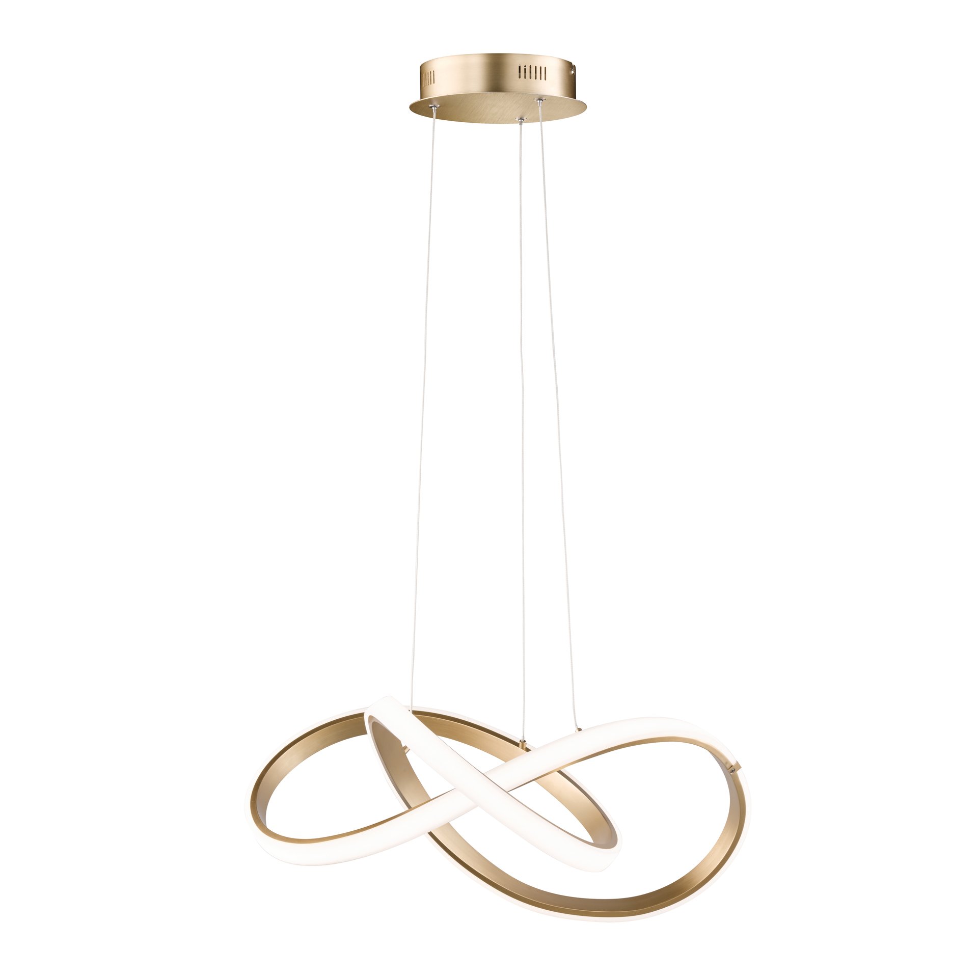 Lampadario Moderno Indigo LED integrato ottone, in metallo, D. 55 cm, WOFI