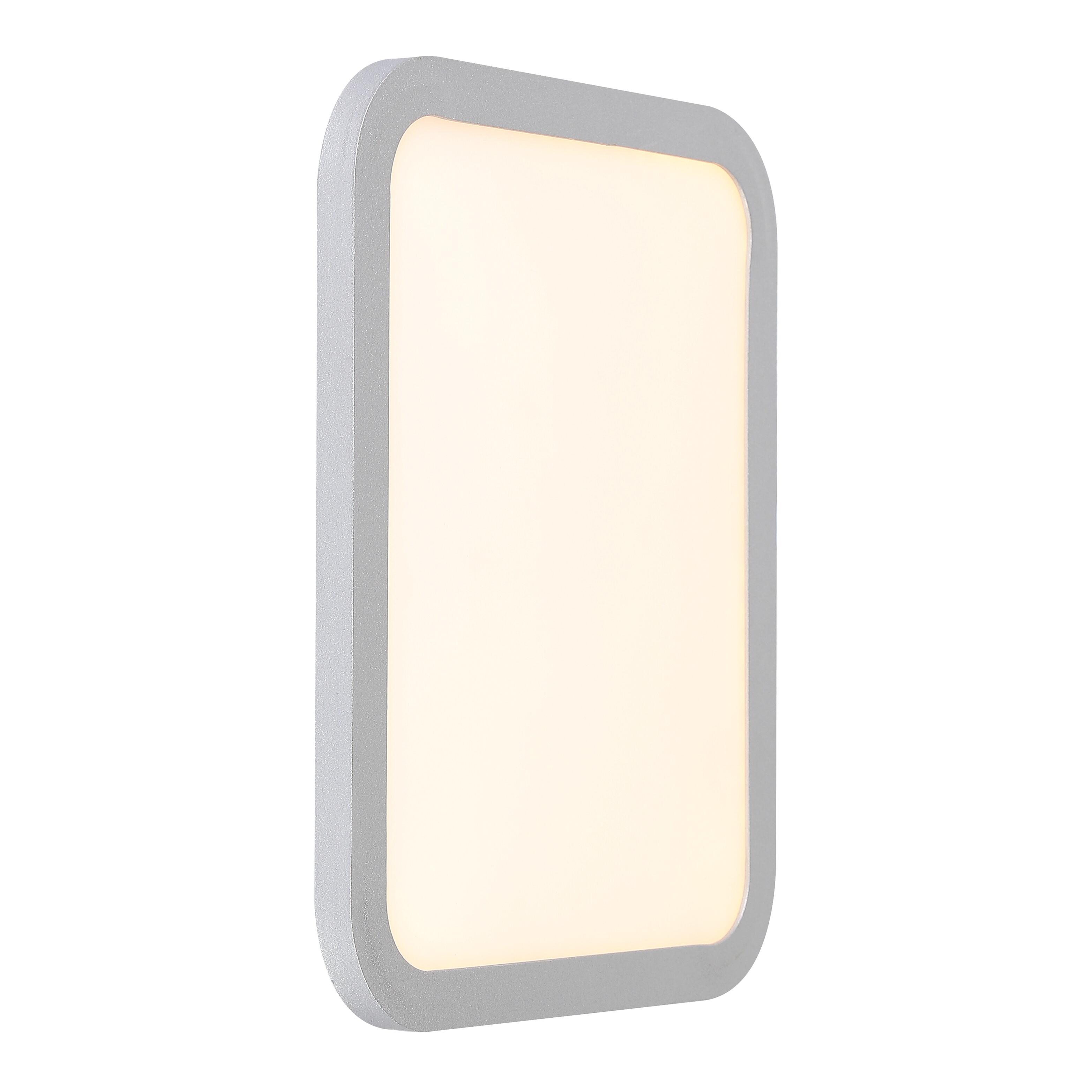 Lindby applique a LED Safia, 45 cm, color nichel, metallo