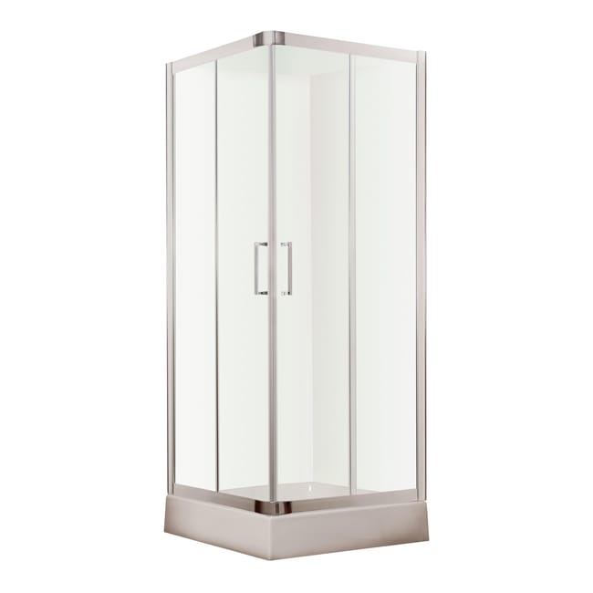 Box Doccia Rettangolare 2 Ante Fisse 2 Ante Scorrevoli Vanita 70 X 90 Cm H 190 Cm In Vetro Temprato Spessore 6 Mm Trasparente Cromato Leroy Merlin Leroy Merlin Box Doccia 70x90