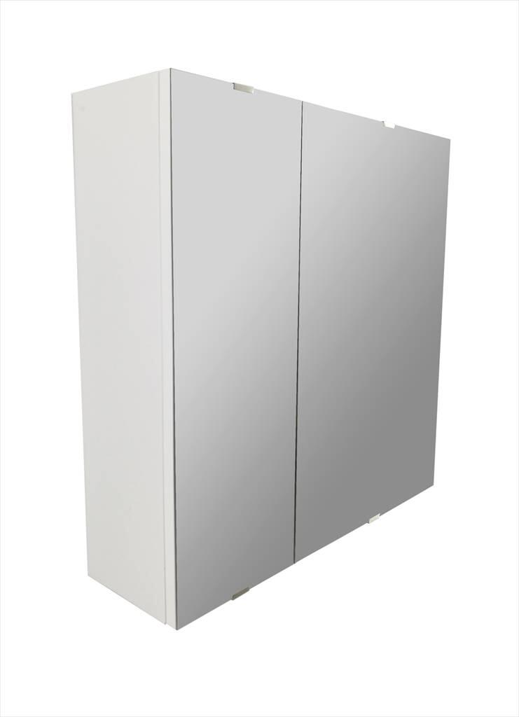 Specchio contenitore senza luce Essential L 58 x P 13.2 x H 58 cm Sensea
