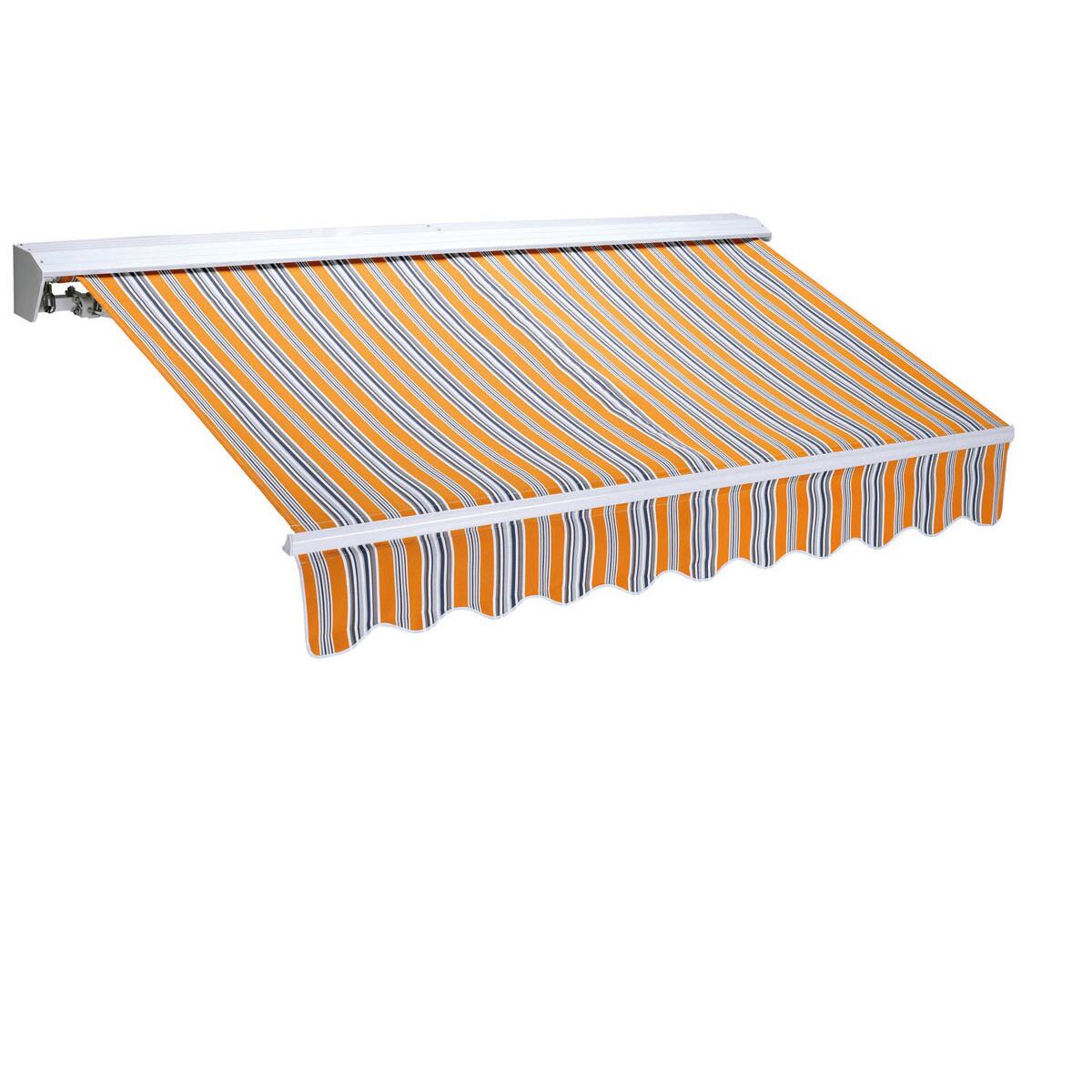 Tenda da sole a bracci estensibili L 3 x H 2 m giallo