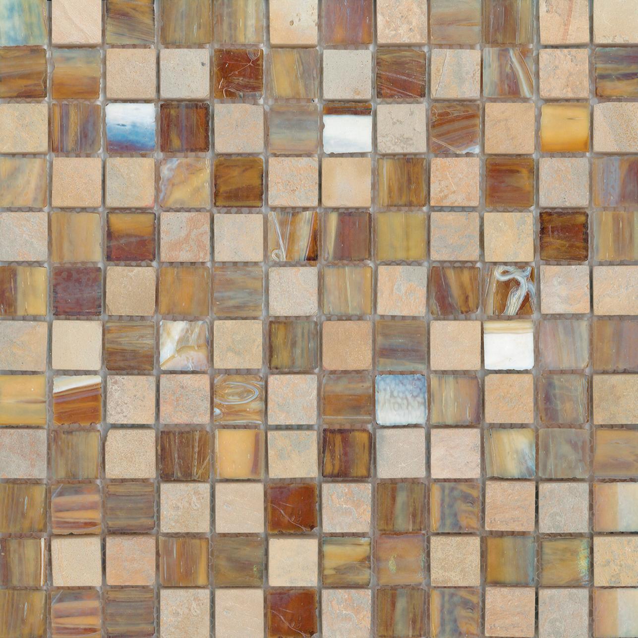Mosaico H 32.2 x L 32.2 cm beige - 2