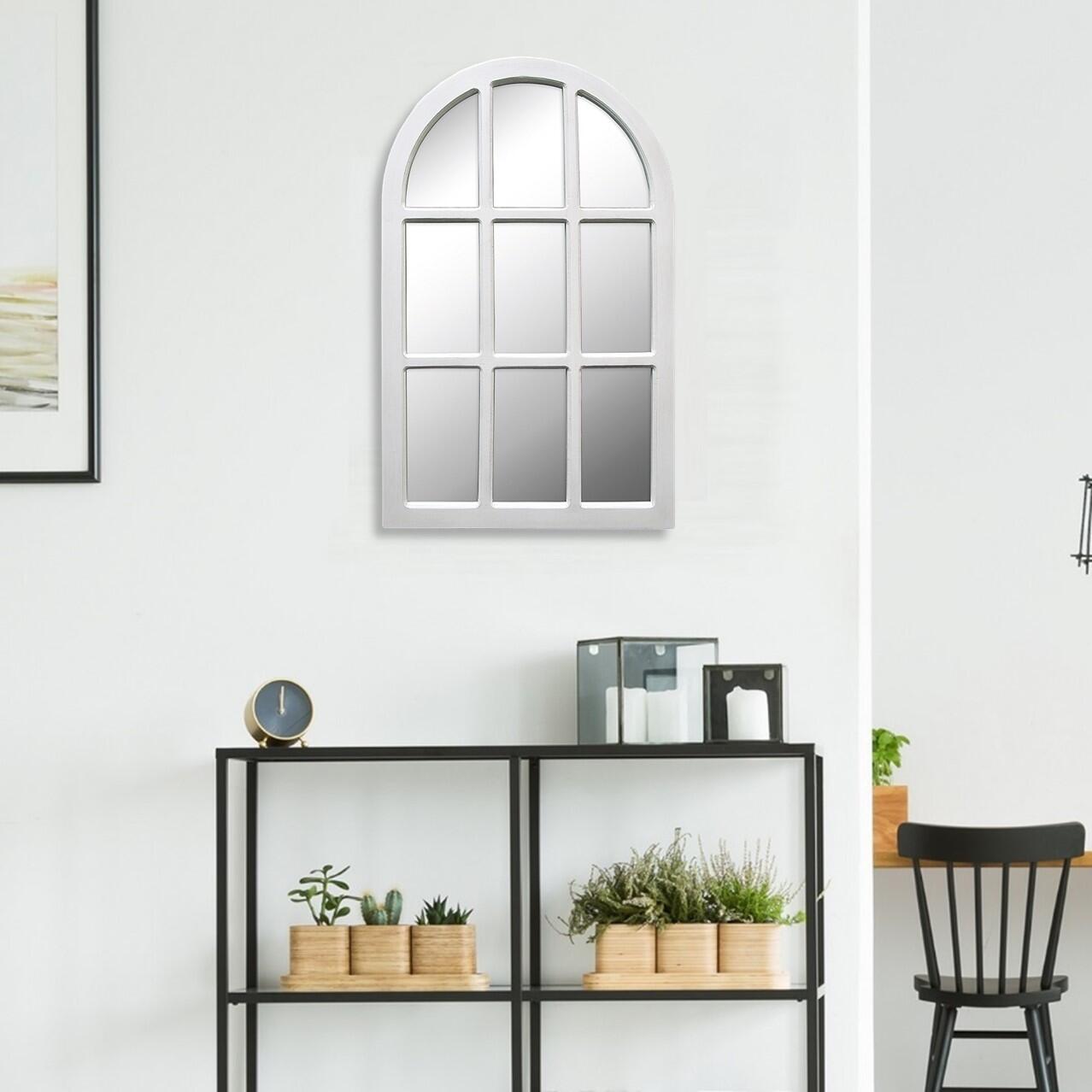 Specchio Da Parete Rettangolare 80x70 Cm Per Bagno Con Luce LED E Antiappannamento 80x70 Cm Gualar