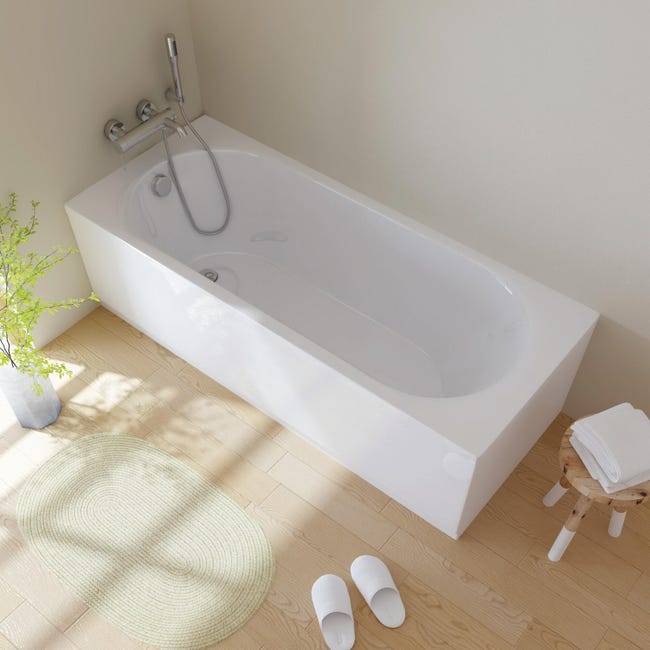 Vasca E Telaio 140 X 70 Cm Bianco Sanycces Leroy Merlin Telaio Vasca Da Bagno