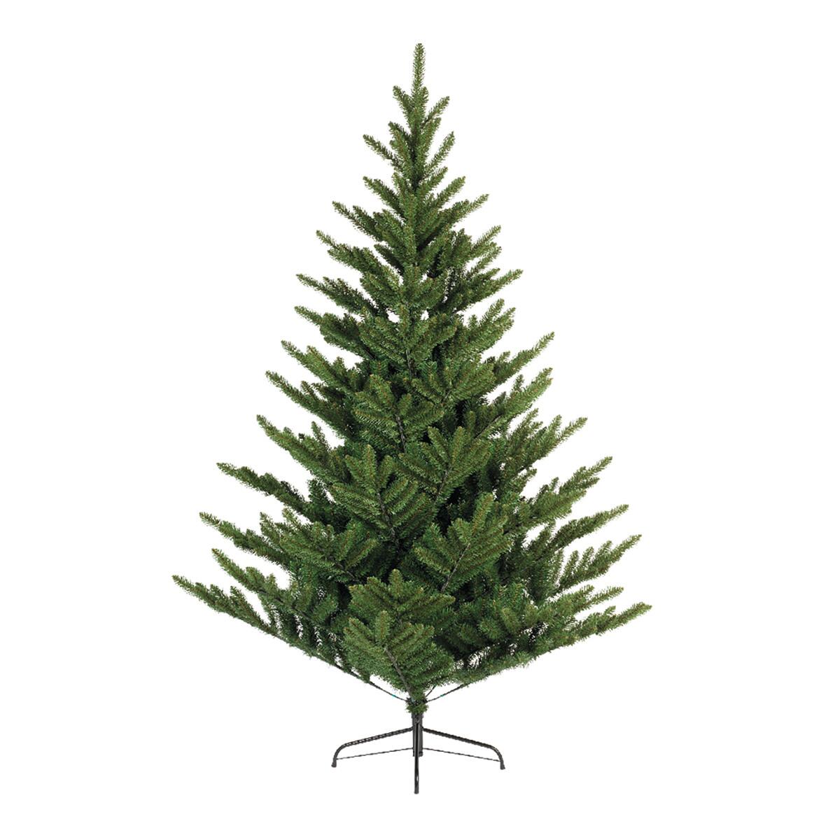 Albero Di Natale H 210 Cm Verde Artificiale 859 Rami Mod. Prato - 3