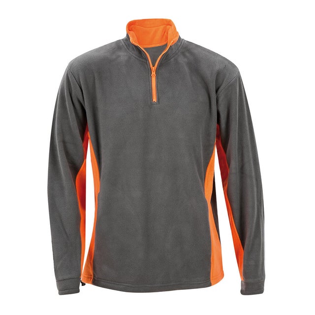Felpa da lavoro VEGA RIGA tg xl arancio grigio