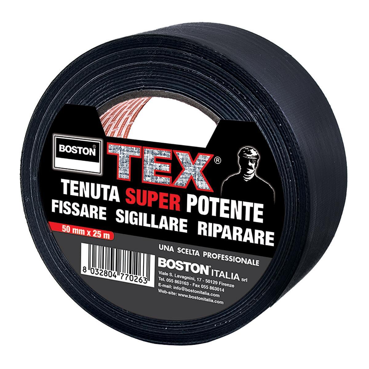 Nastro adesivo 50 mm x 25 m nero