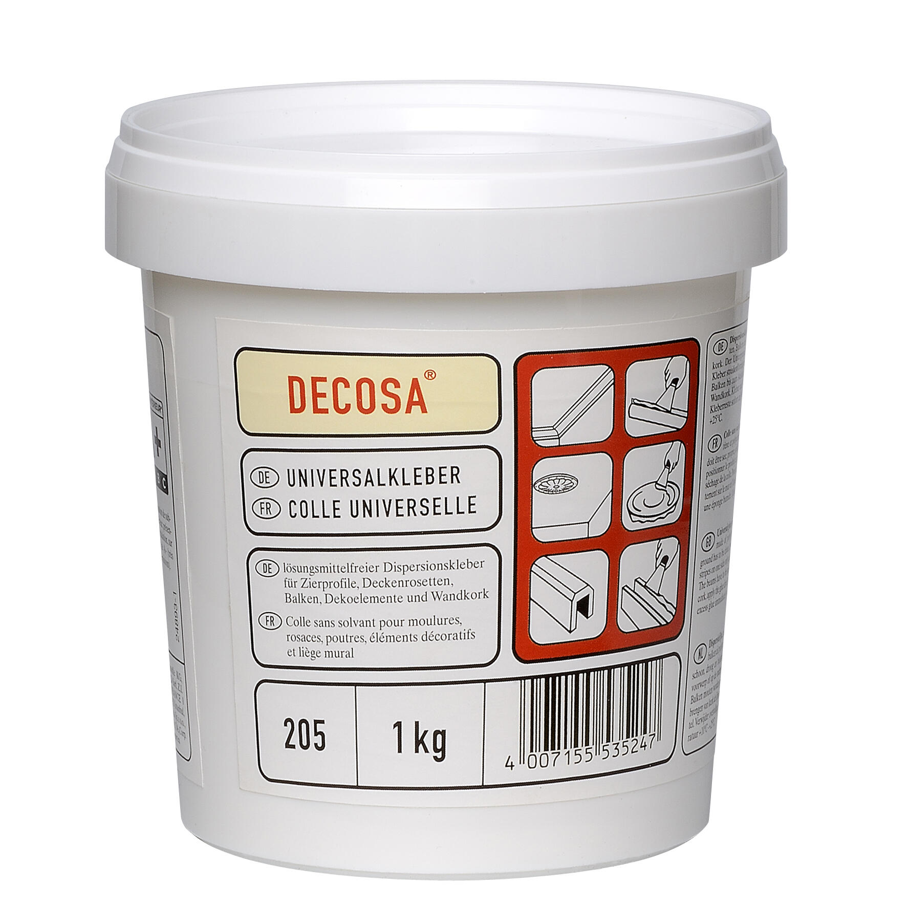 Nickoffice Colla Bianca Vinilica 500 G 44292 8033593093359 - 5