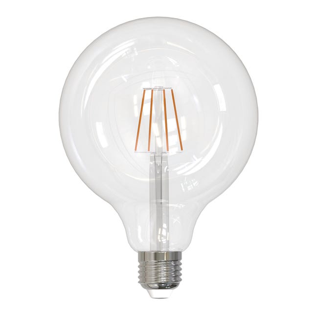 Lampadina smart lighting LED filamento, WIFI, E27, Globo, Trasparente, Luce calda, 8W=1055LM (equiv 8 W), 360° dimmerabile, ON - 1