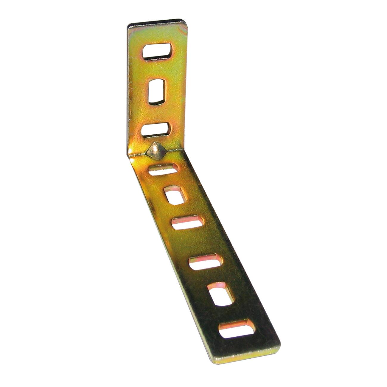 Piastra angolare STANDERS in acciaio zincato L 30 x Sp 2 x H 20 mm
