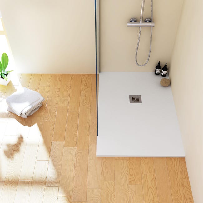 Piatto Doccia Resina Logic 80 X 110 Cm Bianco Leroy Merlin Piatto Doccia 110 80